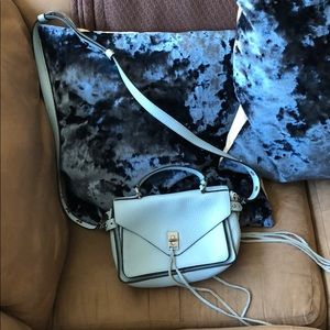 Rebecca Minkoff light blue crossbody bag